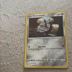 Ferroseed Pokémon Card holo